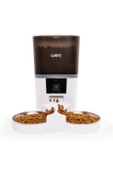 Wero 1080p Çift/teKaseli Mama Kabı, Ayarlanabilir Kamera, 6 Lt, Wifi Kontrol Kedi/Köpek Besleyici