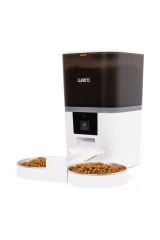 Wero 480p Ayarlanabilir Kamera, 6 Lt, Wifi Kontrol Kedi / Köpek Besleyici, Çift Paslanmaz Kase–Beyaz