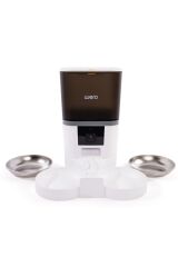 Wero 480p Ayarlanabilir Kamera, 6 Lt, Wifi Kontrol Kedi / Köpek Besleyici, Çift Paslanmaz Kase–Beyaz