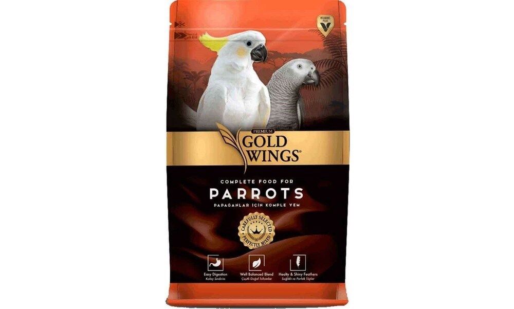 Gold Wings Premium Papağan Yemi 1 Kg
