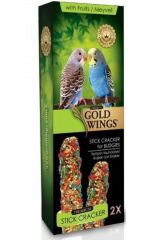 Gold Wings Premium Muhabbet Krakeri Meyveli 2'li