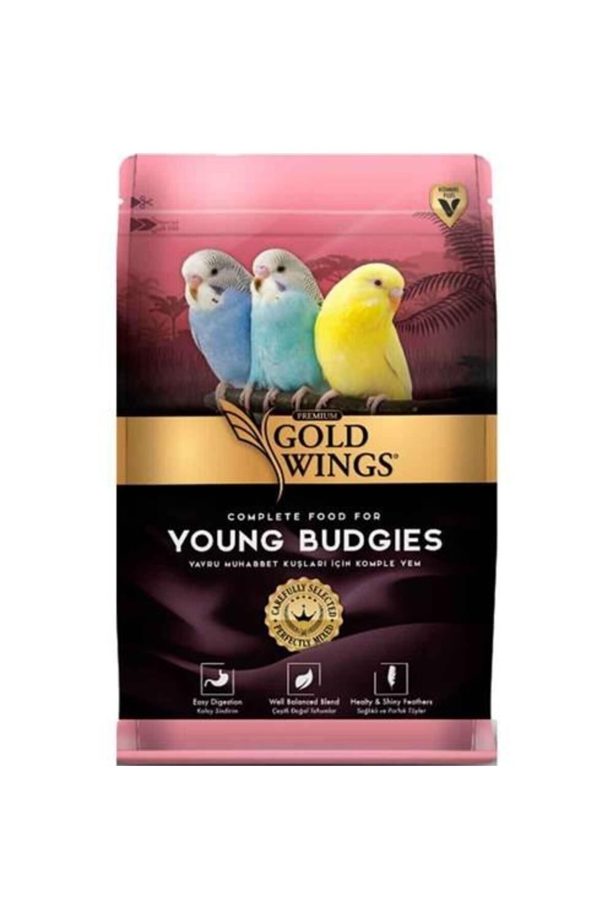 Gold Wings Premium Yavru Muhabbet Kuşu Yemi 1 Kg