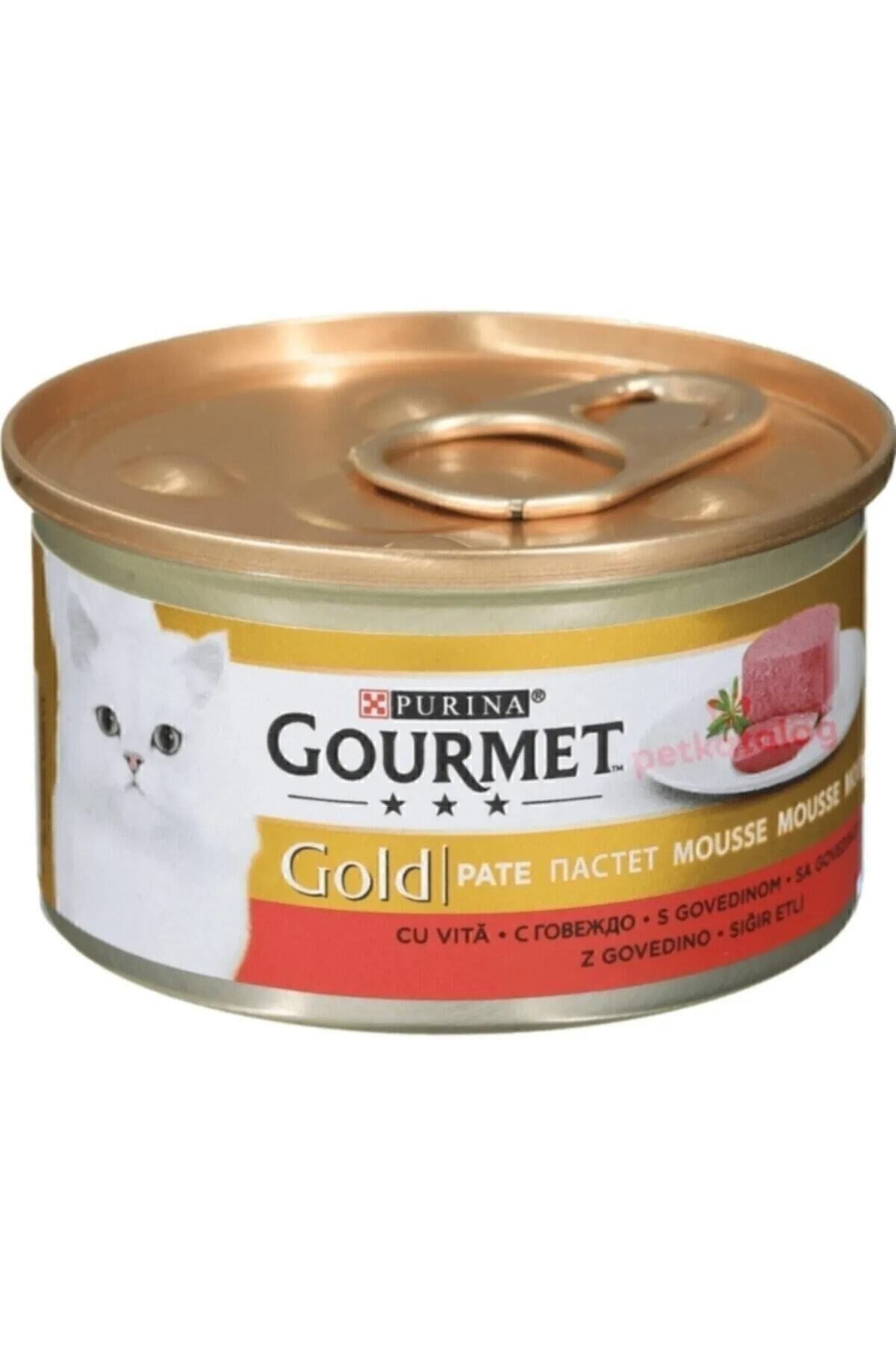 Gourmet Gold Kıyılmış Sığır Etli Kedi Konserve 85 Gr