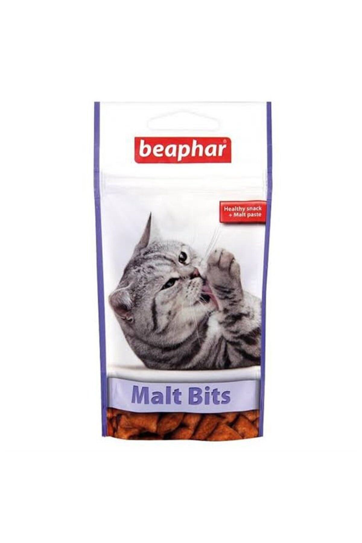 Beaphar Malt Bits Tüy Yumağı Attıran Malt Macunlu Kedi Ödül Maması 35 gr