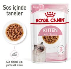 Royal Canin Kitten Gravy Pouch 85 Gr