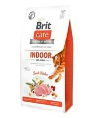 Brit Care Indoor Hypo-Allergenic Stres Azaltıcı Ev Kedileri Için Tahılsız Yetişkin Kedi Maması 2 Kg