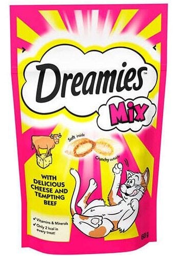 Dreamies Mix Biftekli Peynirli Kedi Ödülü 60 Gr