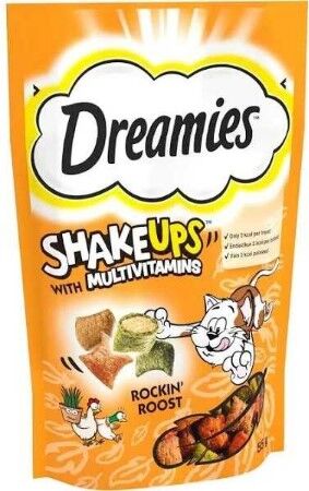 Dreamies Shake Ups Rockin Rooster Kedi Ödülü 55 Gr