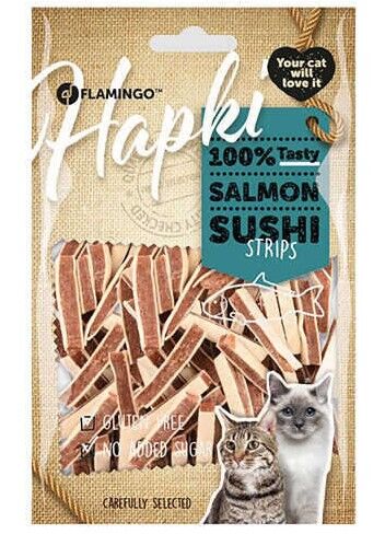 Flamingo Hapki Somon Balıklı Sushi Şerit Kedi Ödülü 85 Gr